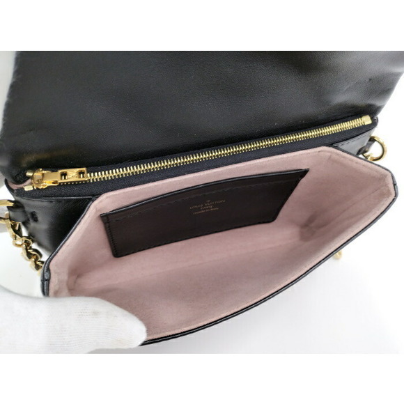 Louis Vuitton Pochette Coussin Chain Embossed Lamb Leather Shoulder Bag - Picture 7 of 9